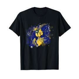 Horse Riding Barbados Flag T-Shirt