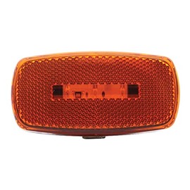 OPTRONICS MCL32ABS Surface Mount LED Marker Clearance Light with Reflex, Amber