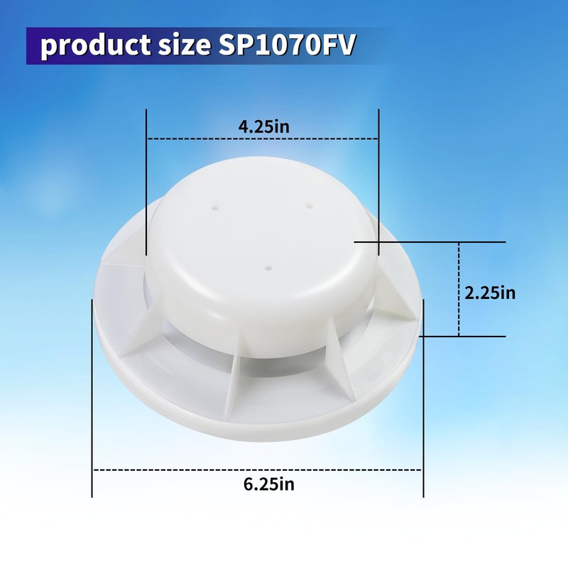 SP1070FV Plastic Equalizer Skimmer Float Valve Assembly with O-Ring, Perfectly