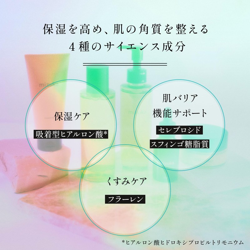 Mizuka Foaming Wash, 2.8 oz (80 g), Natural-derived Cleansing Ingredients,