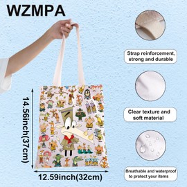 WZMPA Raj & Lazlo & Clam Tote Bag Chip and Skip Fans Gift Edward & Samson Shoulder Bag Mr. Slinkman & Squirrel Scouts Merch, Raj & Lazlo Tg, Large