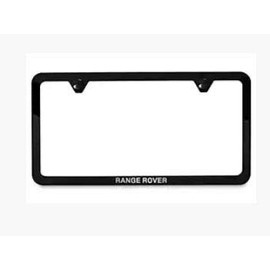 Land Rover Range Rover Slimline License Plate Frame - Black Stainless Steel