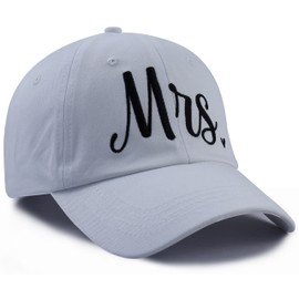 Mr and Mrs Gifts for Men Women, Wedding Gifts Baseball Cap, Mr and Mrs Hats, Christmas Birthday Honeymoon Wedding Accessories for Dad Mom Wife Husband Black White