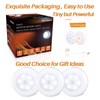 STAR-SPANGLED 3 Pack 2.8” Motion Sensor Lights Indoor AAA Battery
