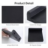 NIUBEST Small Floating Shelf, Set of 3 Black Shelf for