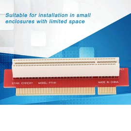 Riser Card PCI E PCIe Port Multiplier Card PCI Express, PCIe Splitter PCI PCIe Riser Adapter for 1U 2U Server Case Small Computer, PCI Horizontal Transfer (90 Degrees)