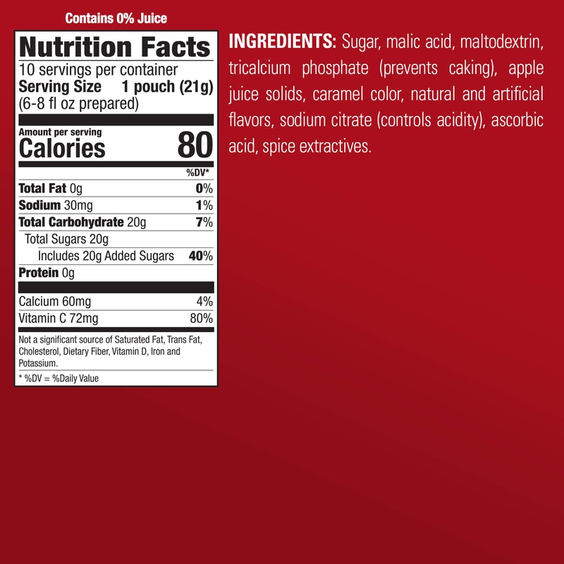 Alpine Original Spiced Apple Cider Instant Drink Mix, Rich in