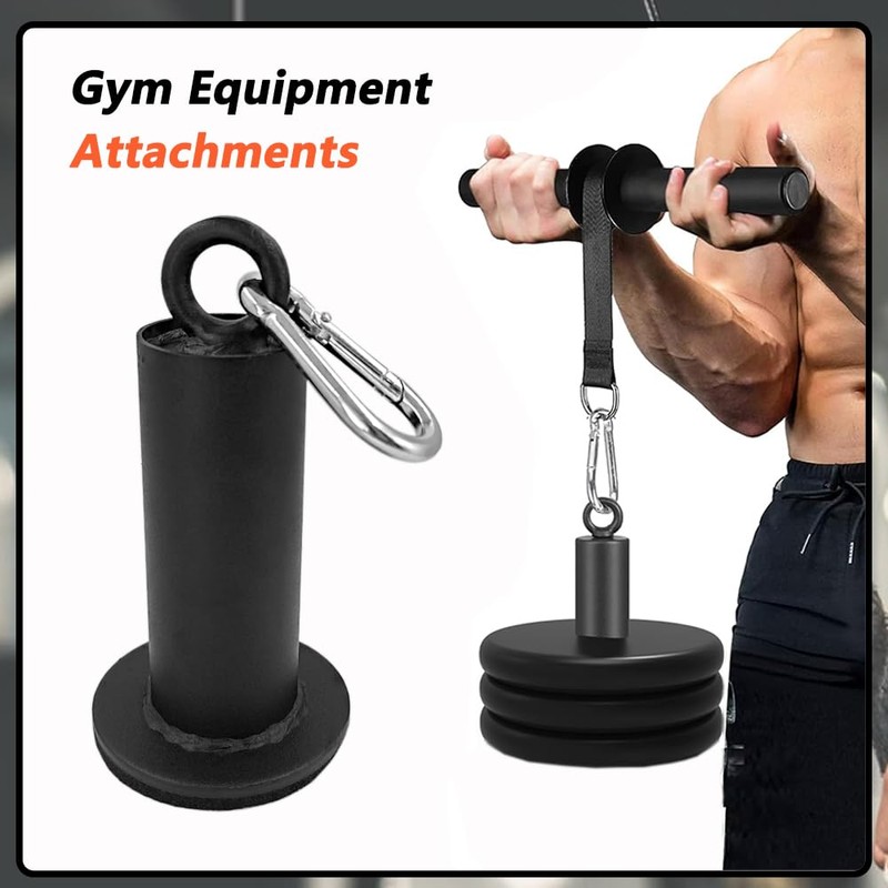 LOOEEL Weight Loading Pin with Heavy-Duty Hook and Loop,Suitable for