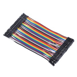 VKLSVAN 3pcs 40pcs 10CM Multicolor 40Pin Dupont Wire Jumper Breadboard Connection Wire (Female to Female) for Arduino and Raspberry Pi (Total 120pcs)