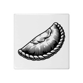 'Cornish Pasty' 108mm Square Ceramic Tile (TD00027855)