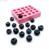 Blueberries silicone mold 20 cavities Realistic fruits molds wax melts