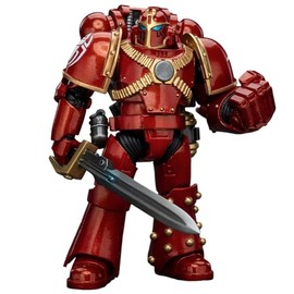 JOYTOY 1/18 Action Figure Warhammer 30K The Horus Heresy Thousand Sons Legion MK IV Tactical Squad Sergeant with Power Fist Collection Model Birthday Gifts 4.72 inch JT5727