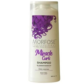 Morfose Miracle Curls Shampoo 300 ml - For Wavy and Curly Hair, Anti-Frizz, Perfect Curls, Silky Soft Feel