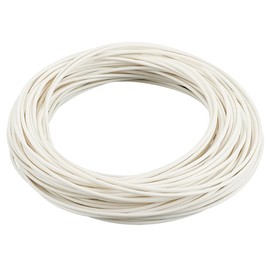 BENECREAT 30m Welt Cord Piping, 3mm White Polyester Piping Cord for Crochet, Knitting, Weaving or Trim in Garments, Cushions