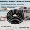 YDDECW 6 Way Heavy Duty 25FT 100% Pure Copper 6