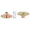 E-outstanding Round Base T-Nut 10PCS Brad Hole Tee Nut Thin