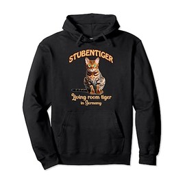 Cat stubentiger lounge tiger germany bengal apt funny Pullover Hoodie