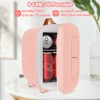 Hansburg Mini Fridge for Bedroom Skincare Cooler & Warmer Portable