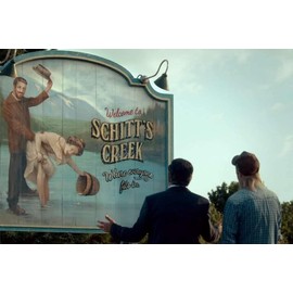 Schitt Swag Creek Large Sticker - Schitt's Town Sign - 5.25" by 3" - David, Alexis, Johnny & Moira - for Your Notebook, Vehicle, Laptop and More!