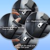 5 Sets Universal Fit Seatbelt Stopper Kit, Snap-on Seat Belt