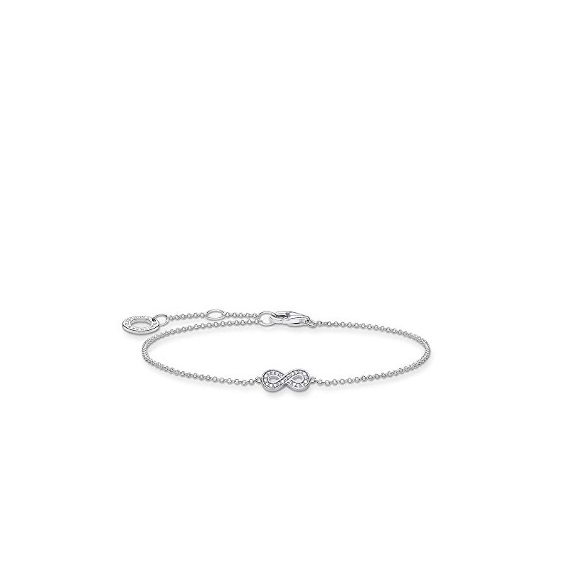 Thomas Sabo Infinity Bracelet 925 Sterling Silver A2003-051, Sterling Silver,