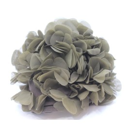 Betty Dain NOS Vintage 1950s Betty Dain Floral Bouffant Salon Cap -Gray-   #717