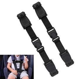 Buckle Protection Child Seat, Pack of 2 Car Seat Chest Strap Clip, Belt Safety Child Seat, Belt Extension Car Seat, Child Seat Belt Clip for Car Seats, Pushchairs, Children's Highchairs, Bicycle Seats