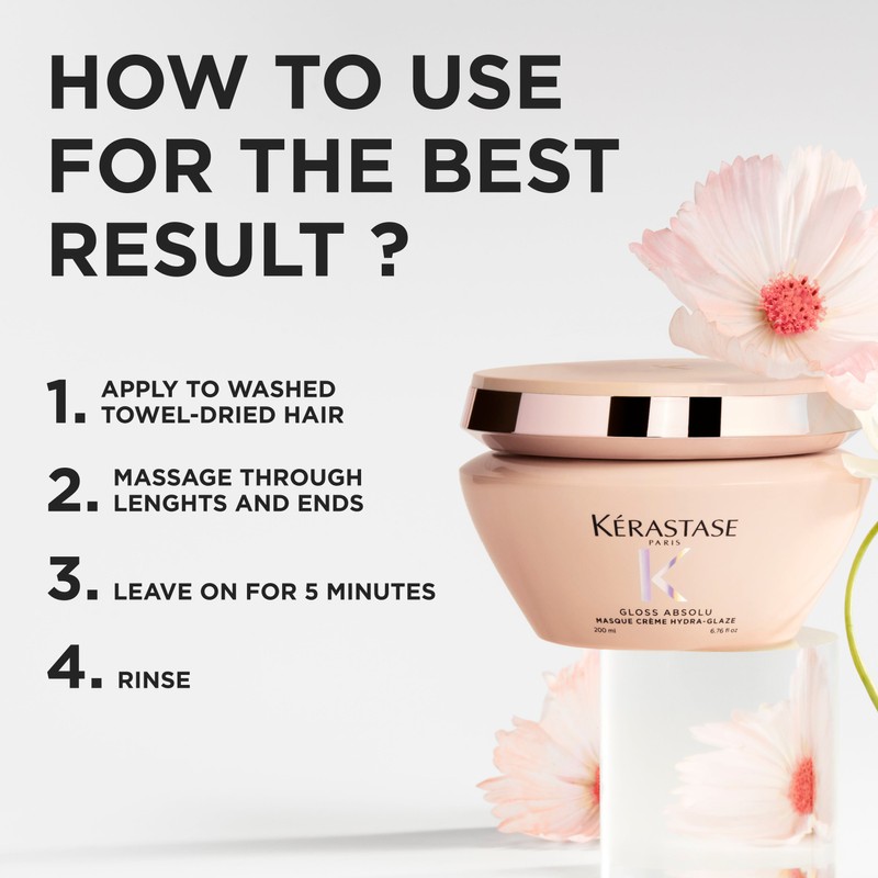 Kerastase Kérastase Gloss Absolu Masque Crème Hydra-Glaze Mask 200ml