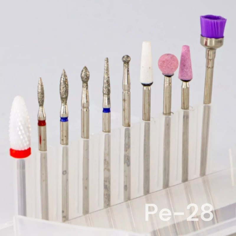 LE MUSSA NAIL DRILL Set De 10 Puntas Profesionales Para