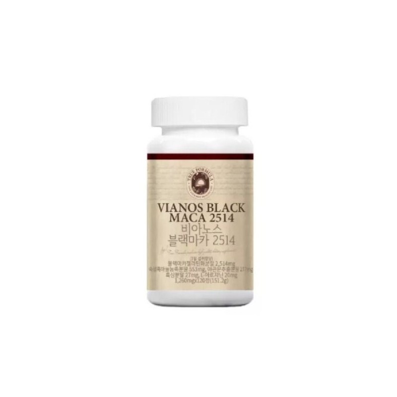 True Formula 트루포뮬러 비아노스 블랙마카 2514 1260mg 120정 1박스 비아녹스