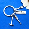 Brother Gifts From Sister Brother Keychain Birthday Gift for Brother
