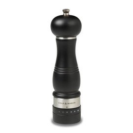 COLE & MASON Ardingly Wood Pepper Grinder - Wooden Mill Includes Gourmet Precision Mechanism and Premium Peppercorns, Dark Brown