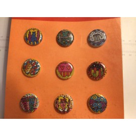JAMES RIZZI BIG APPLE BUTTONS