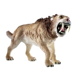 Bullyland 58375 - Spielfigur Säbelzahntiger, ca. 11,2 cm, detailgetreu, PVC-frei, ideal als kleines Geschenk für Kinder ab 3 Jahren