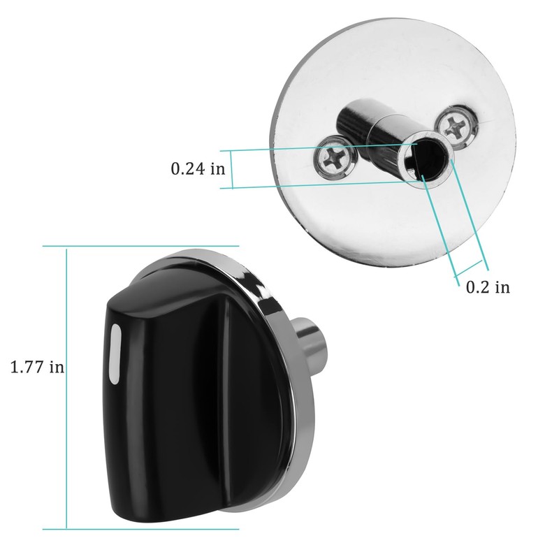 Junling 5 Pack Cooktop Stove Knobs 00650847 Compatible with Bosch,