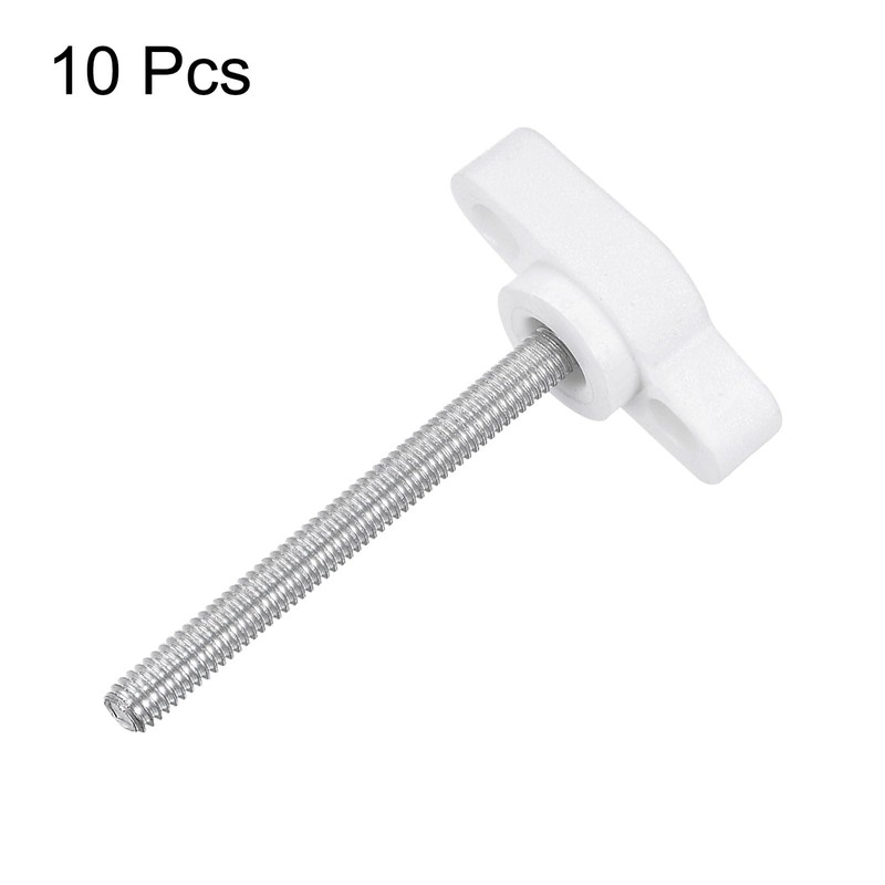 QUARKZMAN Pack of 10 T-wing Knobs Thumb Screws M4 x