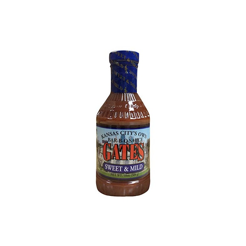 Gates Sweet & Mild Bar-B-Q Sauce, 18 Ounce, Kansas City