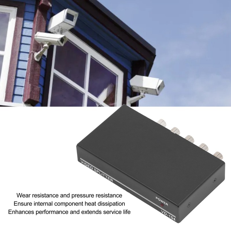 1 In 4 Out Video Splitter Professional Full HD 1080P