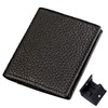Coin Purse, Box-shaped, Coin Purse, Men's, Coin Case, Genuine Leather,