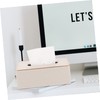 Mobestech Rectangular Tissue Box Cover Holder Elegant PU Leather Napkin