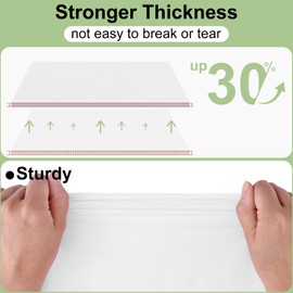 misaya 6 Packs Disposable Plastic Table Cloth, 54 x 108 Inch Waterproof Rectangle Tablecloth, Leakproof & Sturdy Decorative Table Covers for Picnic, Party and Outdoor, White