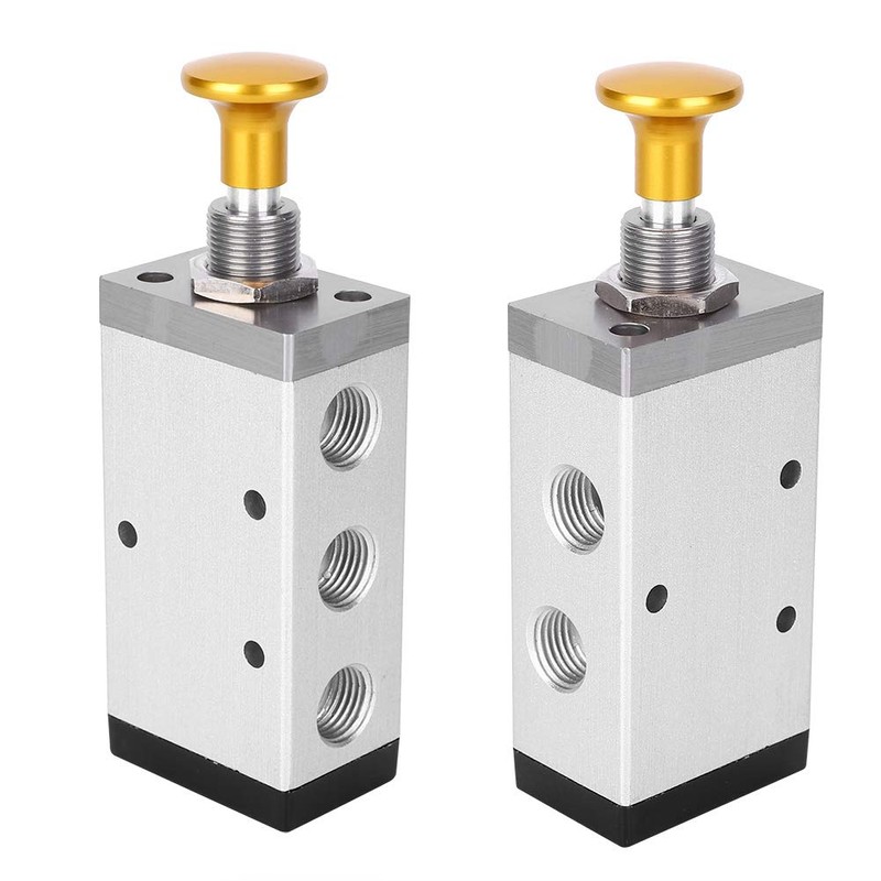 Pneumatic 1/4" PT 2 Postion Air Hand Lever Operated Valve
