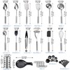 Reanea Kitchen Utensils Set, 39 Pieces Stainless Steel Cooking Utensils