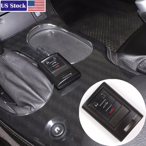 autopart2021 Matte Black Remote Key Fob Case Holder Cover For