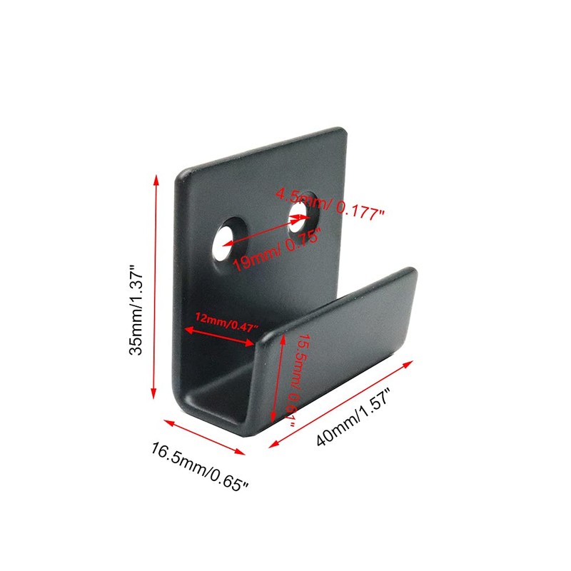 Rannb Wall Mounted Hook Fastene for Ceramic Tile Display Small