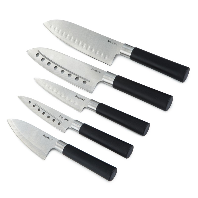 Berghoff Codon 5Pc Stainless Steel Santoku Knife Set with PP