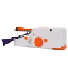 Handheld Sewing Machine Orange Portable Mini DIY Ergonomic Handle Electric