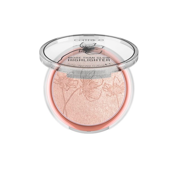 Catrice More Than Glow Highlighter, No. 020 Supreme Rose Beam, Pink, Intense, Metallic, Shimmering, Vegan, Microplastic Particles Free, Nano Particulate Free (5.9 g)