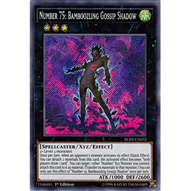 Yu-Gi-Oh! - Number 75: Bamboozling Gossip Shadow - BLRR-EN032 - Secret Rare - 1st Edition - Battles of Legend: Relentless Revenge