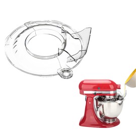 Splash Guard Replacement for Kitchen Aid 4.5-5 QT Stand Mixer, Clear Splash Guard for Kitchen Accessories, Splash Guard Bowl Perfect for Kitchen Aid Stainless Steel Bowl Only